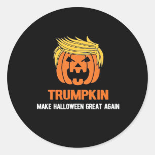 Trumpkin Make Halloween Great Again Classic Classic Round Sticker