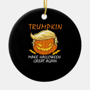 Trumpkin Make Halloween Great Again Classic – Funn Ceramic Ornament