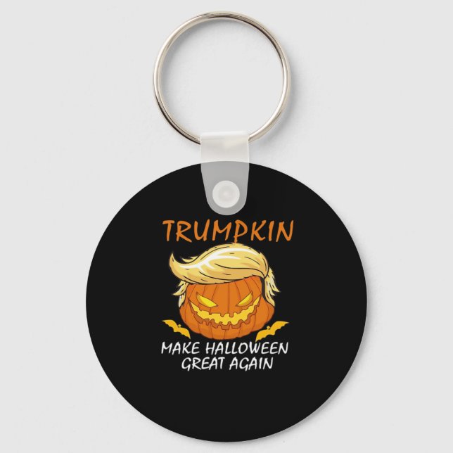 Trumpkin Make Halloween Great Again Classic – Funn Keychain (Front)