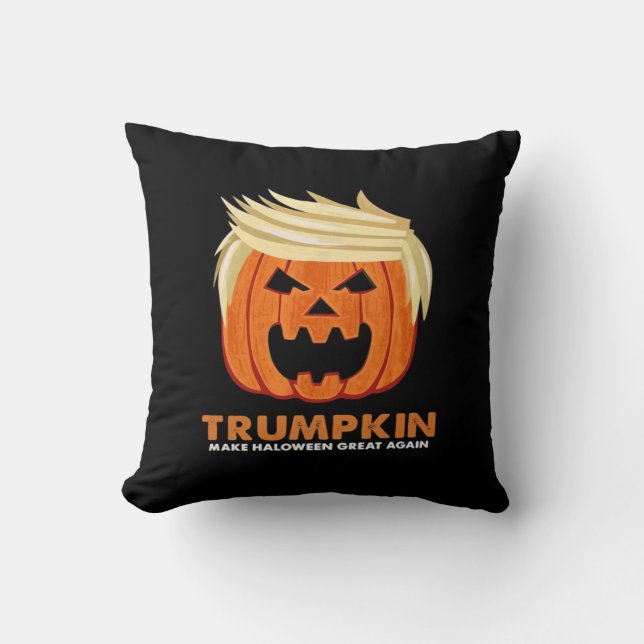 Trumpkin Make Halloween Great Again Classic – Limi Throw Pillow (Front)