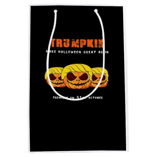 Trumpkin - Make Halloween Great Again Classic Medium Gift Bag (Front)