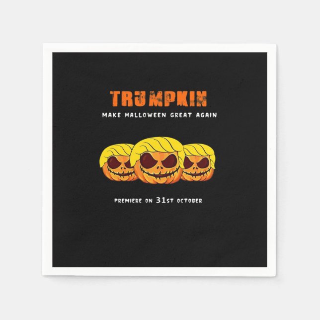 Trumpkin - Make Halloween Great Again Classic Napkin (Front)