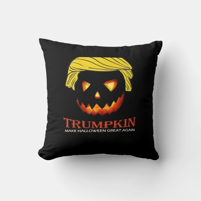 Trumpkin Make Halloween Great Again Classic – Slot Throw Pillow (Front)