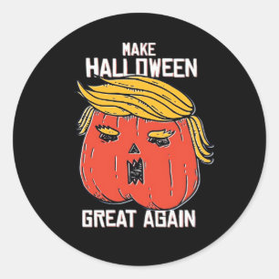 Trumpkin Make Halloween Great Again Classic – Spoo Classic Round Sticker
