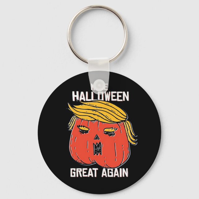Trumpkin Make Halloween Great Again Classic – Spoo Keychain (Front)