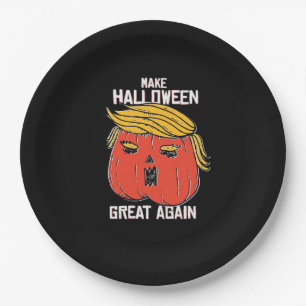 Trumpkin Make Halloween Great Again Classic – Spoo Paper Plate
