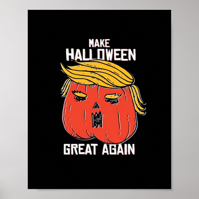 Trumpkin Make Halloween Great Again Classic – Spoo Poster (Front)