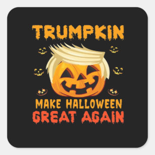 Trumpkin - Make Halloween Great Again Classic Square Sticker