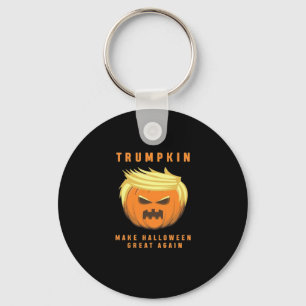 Trumpkin Make Halloween Great Again Fitted Keychain