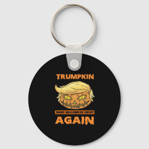 Trumpkin Make Halloween Great Again Funny Classic Keychain