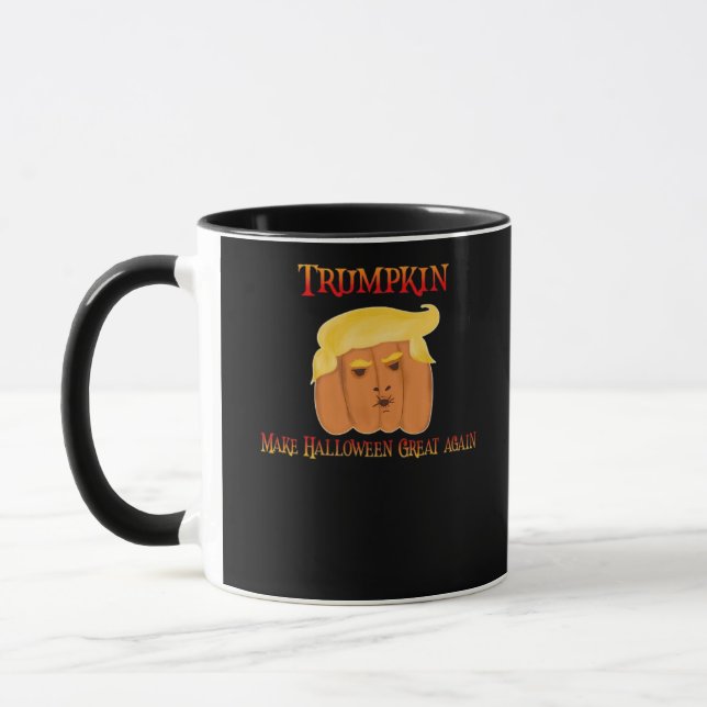 Trumpkin Make Halloween Great Again – Funny Costum Mug (Left)