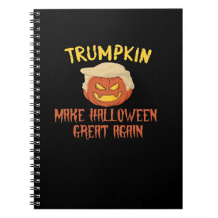 Trumpkin Make Halloween Great Again – Funny Costum Notebook