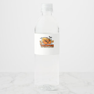 Trumpkin - Make Halloween Great Again! - Funny Hal Water Bottle Label
