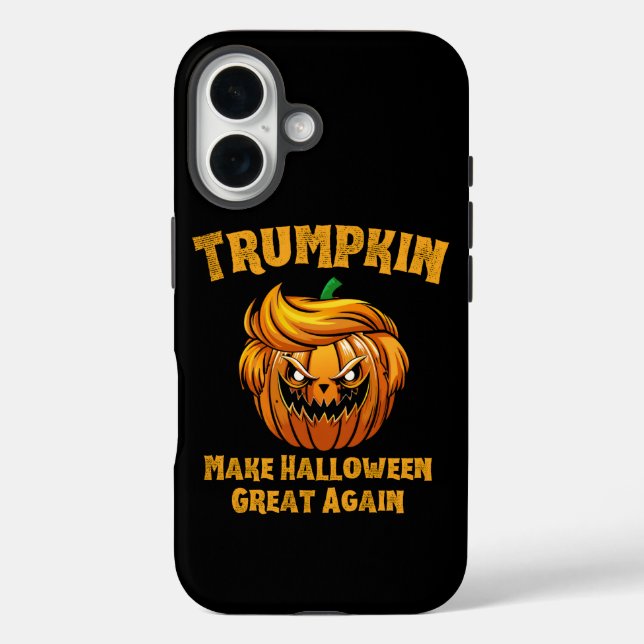 Trumpkin Make Halloween Great Again Funny Politics Case-Mate iPhone Case (Back)