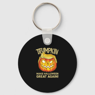 Trumpkin Make Halloween Great Again Funny Pumpkin  Keychain