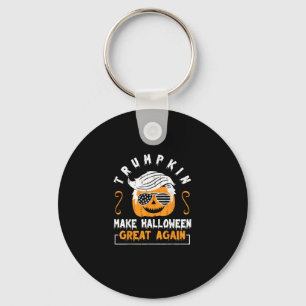 Trumpkin Make Halloween Great Again Funny Pumpkin  Keychain