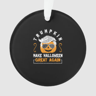 Trumpkin Make Halloween Great Again Funny Pumpkin  Ornament