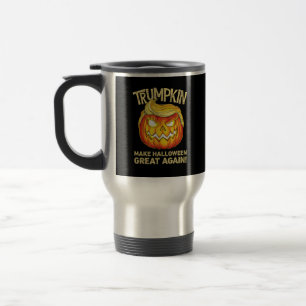 Trumpkin Make Halloween Great Again Funny Pumpkin Travel Mug