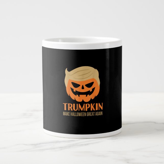 Trumpkin Make Halloween Great Again Funny Sarcasti Large Coffee Mug (Front)