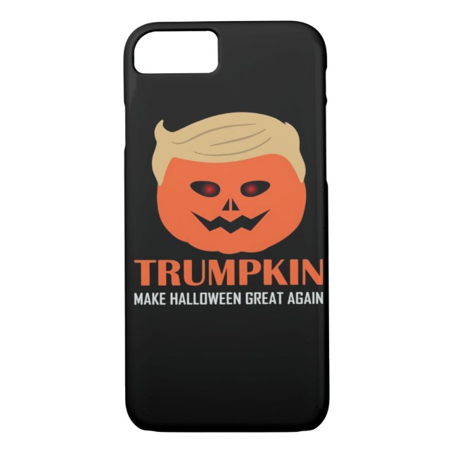Trumpkin Make Halloween Great Again Funny Spooky P Case-Mate iPhone Case (Back)