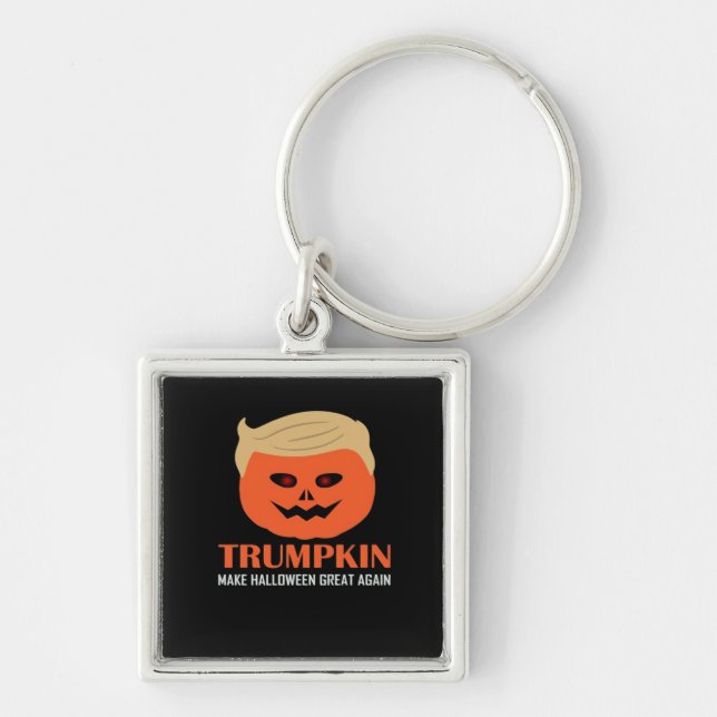 Trumpkin Make Halloween Great Again Funny Spooky P Keychain (Front)