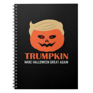 Trumpkin Make Halloween Great Again Funny Spooky P Notebook