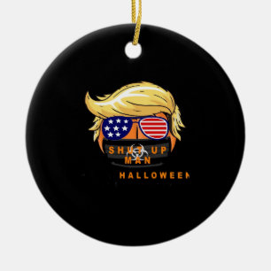 Trumpkin Make Halloween Great Again Gift Classic Ceramic Ornament