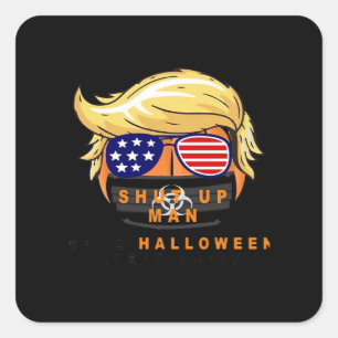 Trumpkin Make Halloween Great Again Gift Classic Square Sticker