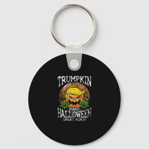 Trumpkin Make Halloween Great Again Gift Keychain
