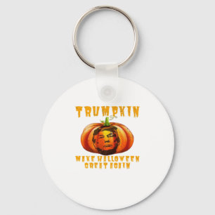 Trumpkin Make Halloween Great Again Graphic Funny  Keychain