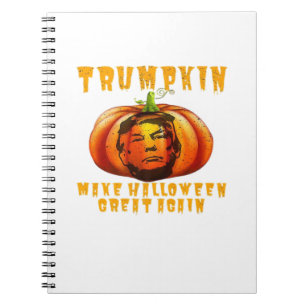 Trumpkin Make Halloween Great Again Graphic Funny  Notebook