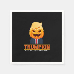 Trumpkin Make Halloween Great Again Halloween Napkin