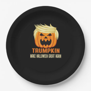 Trumpkin Make Halloween Great Again – Halloween Ni Paper Plate