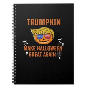 Trumpkin Make Halloween Great Again,  Halloween Pu Notebook