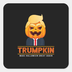 Trumpkin Make Halloween Great Again Halloween Square Sticker