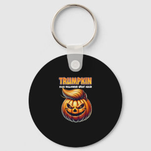 Trumpkin Make Halloween Great Again  Jack O Lanter Keychain