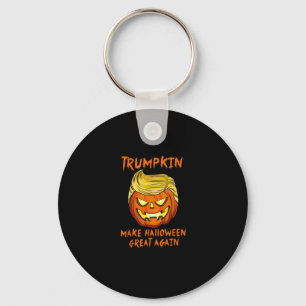 Trumpkin Make Halloween Great Again Jack O Lantern Keychain