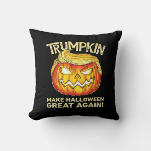 Trumpkin Make Halloween Great Again Men Funny Clas Throw Pillow