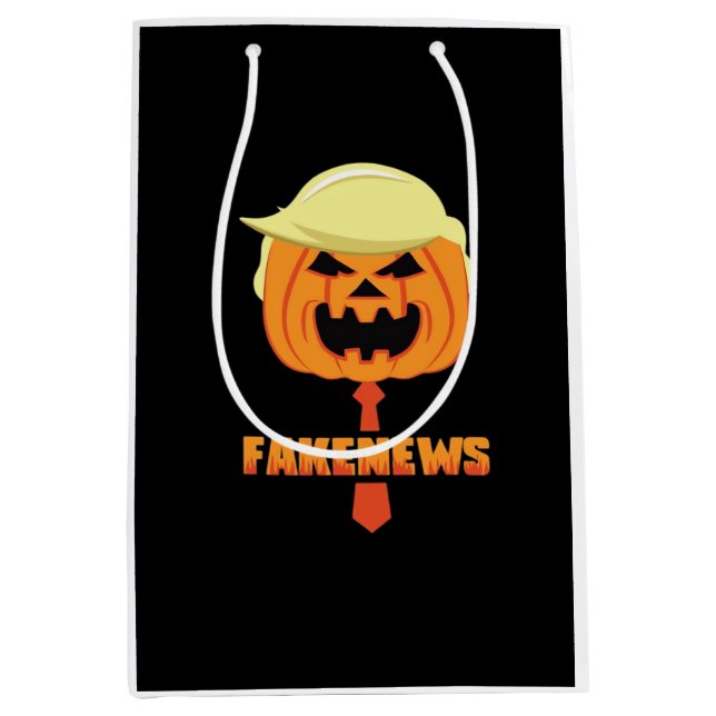 Trumpkin Make Halloween Great Again - News Classic Medium Gift Bag (Front)