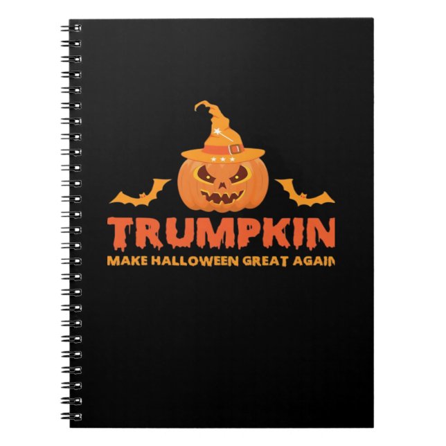 Trumpkin Make Halloween Great Again Notebook (Front)