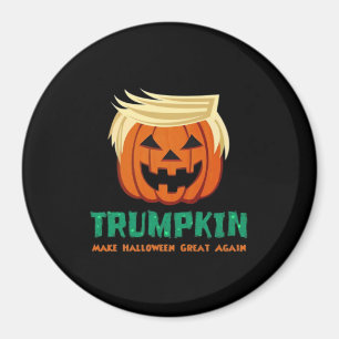 Trumpkin Make Halloween Great Again Quote Magnet