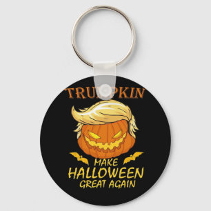 Trumpkin Make Halloween Great Again – Retro Pumpki Keychain