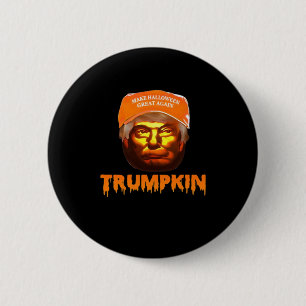 Trumpkin Make Halloween Great Again Sloth 2 Inch Round Button