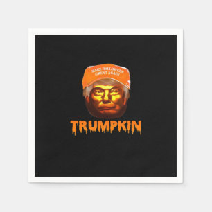 Trumpkin Make Halloween Great Again Sloth Napkin