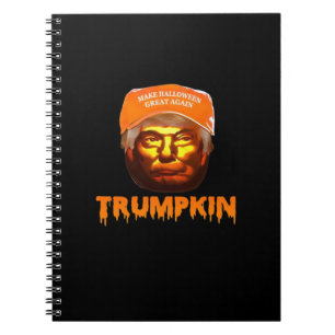 Trumpkin Make Halloween Great Again Sloth Notebook