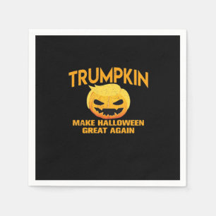 Trumpkin Make Halloween Great Again – Sloth Parody Napkin
