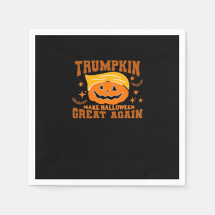 Trumpkin Make Halloween Great Again – Spooky Polit Napkin