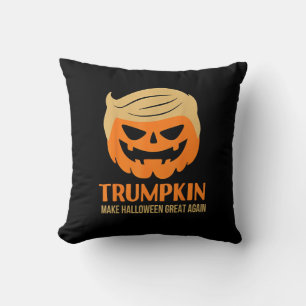 Trumpkin Make Halloween Great Again Throw Pillow