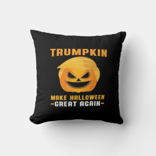 Trumpkin Make Halloween Great Again Throw Pillow