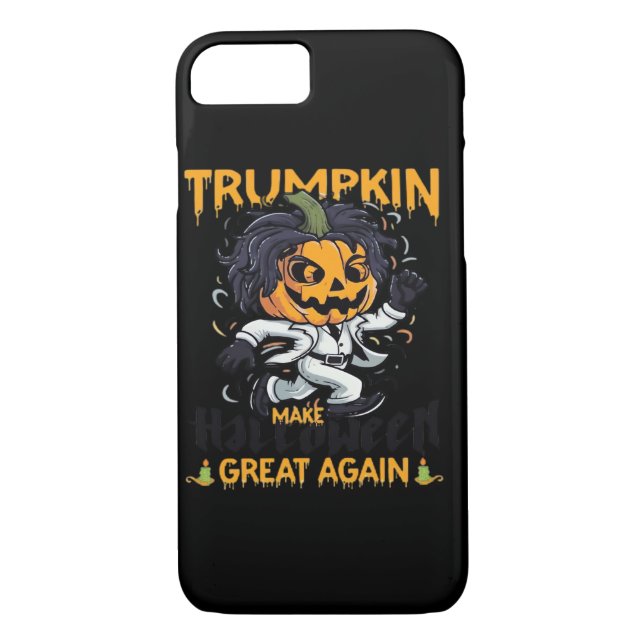 Trumpkin Make Halloween Great Again  Trumpkin Cost Case-Mate iPhone Case (Back)
